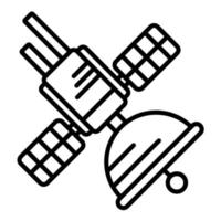 icono de vector de satélite