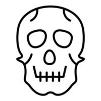 Skull vector icon