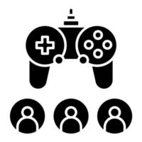 Game Viewers vector icon