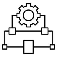 diseño algoritmo vector icono
