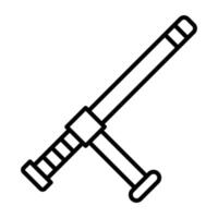 Baton vector icon