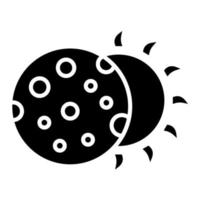 Solar Eclipse vector icon