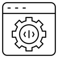 Code Engineering vector icon