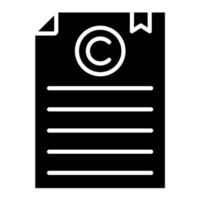 Copyright vector icon