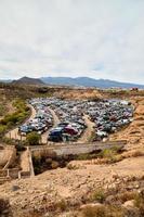 Abandoned car lot photo