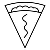 Crepe vector icon