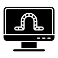 Computer Worm vector icon