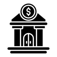 Bank vector icon