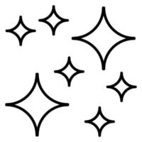 Sparkles vector icon
