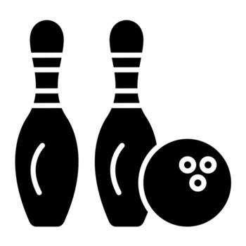 Bowling vector icon