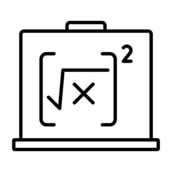 Formula vector icon