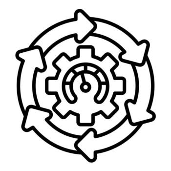 Process vector icon