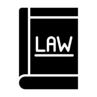 Law Book vector icon