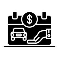 Monthly Lease Specials vector icon