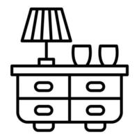 Night Stand vector icon