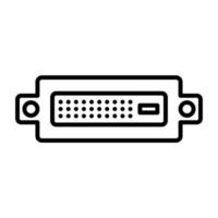 DVI vector icon