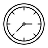 icono de vector de reloj