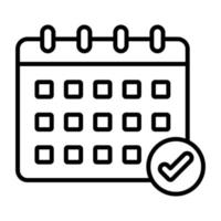 Scheduled Event vector icon