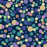 Cool low saturated colorful circle pattern dots vector background isolated on square template. Vector wallpaper with simple flat art style.