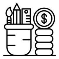 Profitable Design vector icon