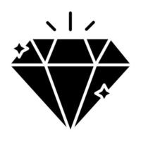 Diamond vector icon