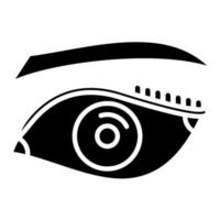 Eyebrow vector icon