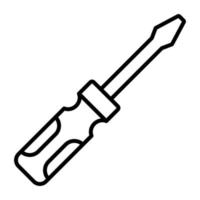 Screw Driver vector icon