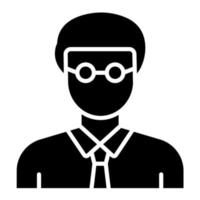 Male Professor vector icon