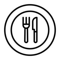 Cutlery vector icon