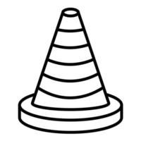 Cone vector icon