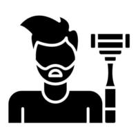 Shave vector icon