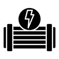 Electric Fence vector icon