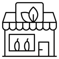 Vegetable Shop vector icon