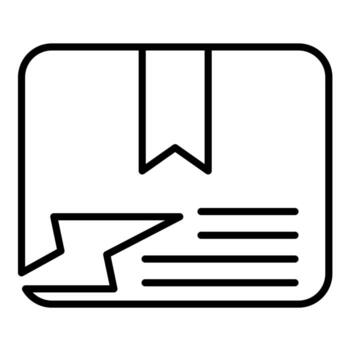 icono de vector de daño