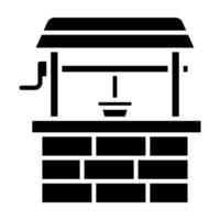 Water Well vector icon