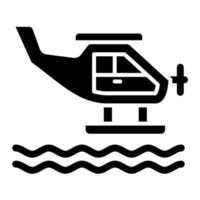 Seaplane vector icon