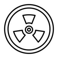 Nuclear vector icon