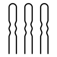 Hair Pin vector icon