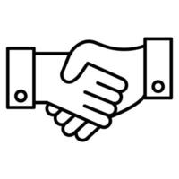 Game Handshake vector icon