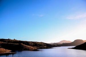 Scenic mountain landscape photo