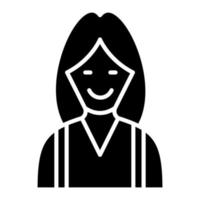 Daughter vector icon