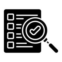 Audit vector icon