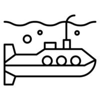 Submarine vector icon