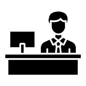 Reception vector icon