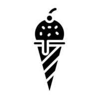 icono de vector de helado