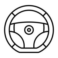 Steering Wheel vector icon