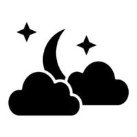 Night vector icon