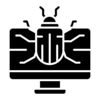 Bug vector icon