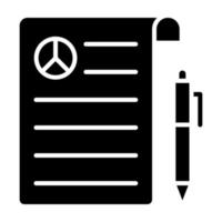 Agreement vector icon