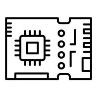 circuito tablero vector icono